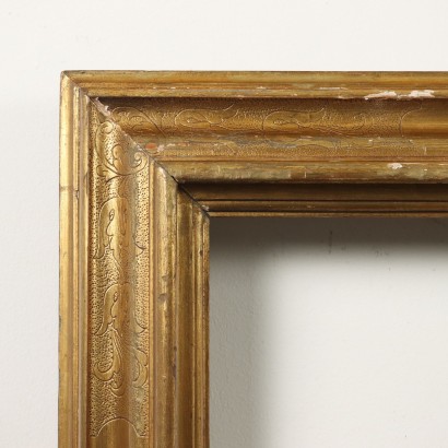Marco dorado de principios del siglo XX, marco de estilo barroco