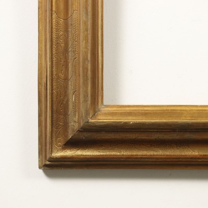 Marco dorado de principios del siglo XX, marco de estilo barroco