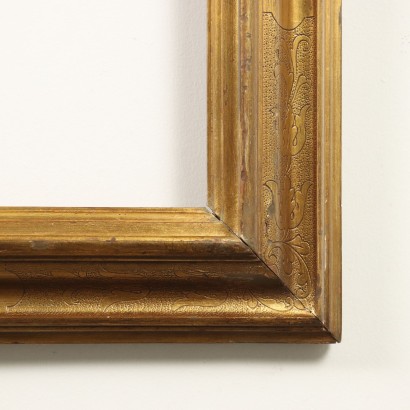 Marco dorado de principios del siglo XX, marco de estilo barroco