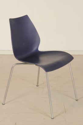 Sedie kartell Vico Magistretti, monoscocca in polipropilene, acciaio cromato, buone condizioni, piccoli segni di usuraSedie kartell Vico Magistretti, monoscocca in polipropilene, acciaio cromato, buone condizioni, piccoli segni di usura