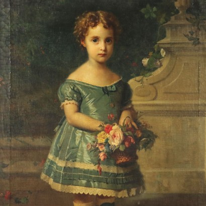 Retrato de una niña pequeña (1876)