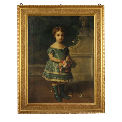Retrato de una niña pequeña (1876)