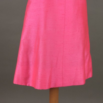 Abito Vintage Fucsia con Paillettes