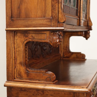 Credenza doppio corpo,Credenza doppio Corpo in Stile Neobarocc