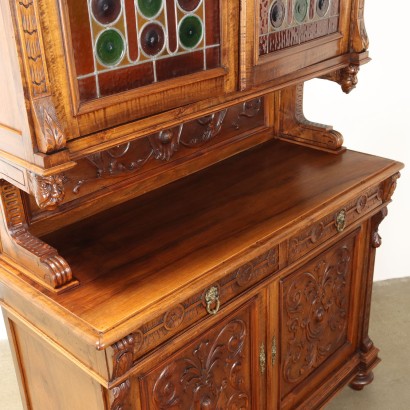 Credenza doppio corpo,Credenza doppio Corpo in Stile Neobarocc