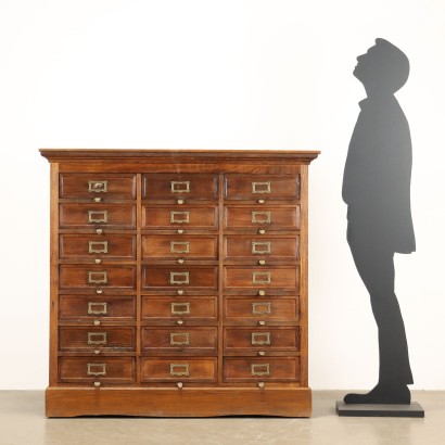 CAJA DE ARCHIVOS, Archivador de roble