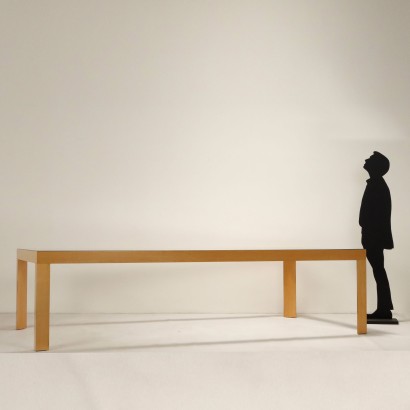 Grande Tavolo in Vetro Anni 90