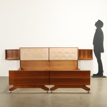 Cama doble con mesitas de noche de los años 60,Cama doble con mesitas de noche de los años 60,Cama doble con mesitas de noche de los años 60,Cama doble con mesitas de noche de los años 60,Cama doble con mesitas de noche de los años 60