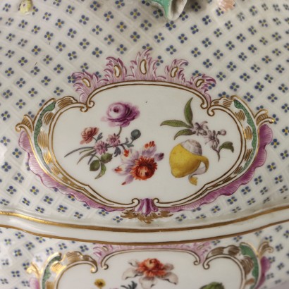 Zuppiera con Piatto in Porcellana di M