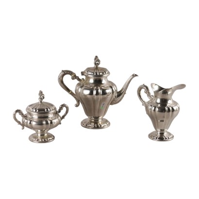 Servizio da Caffè in Argento Manifattura di Vercelli