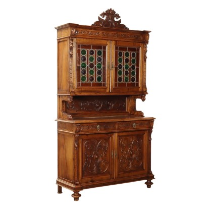 Credenza doppio Corpo in Stile Neobarocco