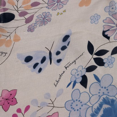 Ferragamo Sciarpa Vintage in Voile di