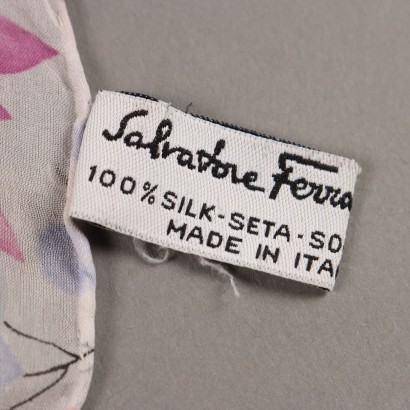 Ferragamo Sciarpa Vintage in Voile di