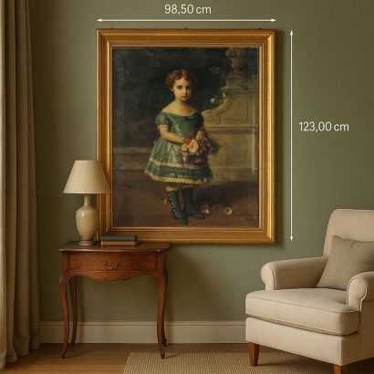 Retrato de una niña pequeña (1876)