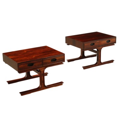 Due Comodini '554' di Gianfranco Frattini per Bernini