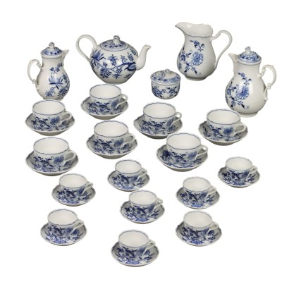 Servizio da The e Caffè in Porcellana Zwiebelmuster