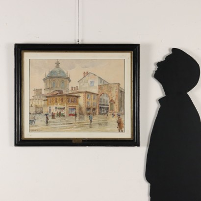 Dipinto Acquarello di Arturo Ferrari,San Lorenzo Milano,Arturo Ferrari,San Lorenzo Milano,Arturo Ferrari,San Lorenzo Milano,Arturo Ferrari,San Lorenzo Milano,Arturo Ferrari,San Lorenzo Milano,Arturo Ferrari