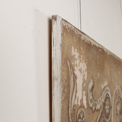 Fausse fresque, grotesque avec masque