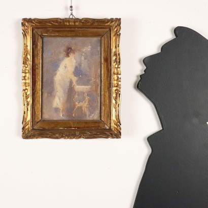 Acquerello,Dipinto di Tranquillo Cremona,Figura femminile,Tranquillo Cremona,Tranquillo Cremona,Tranquillo Cremona,Tranquillo Cremona,Tranquillo Cremona,Tranquillo Cremona