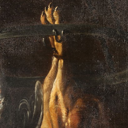 Dipinto Natura Morta con Lepre e Anitr,Natura morta con lepre e anitra