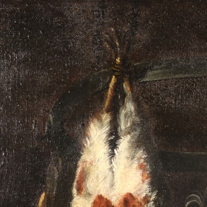 Dipinto Natura Morta con Lepre e Anitr,Natura morta con lepre e anitra