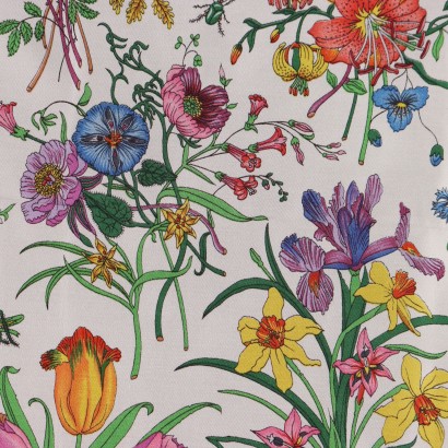 Gucci Vintage Floral Scarf