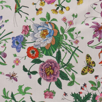 Gucci Vintage Floral Scarf