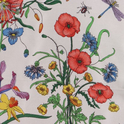 Gucci Vintage Floral Scarf