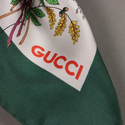 Gucci Vintage Floral Scarf