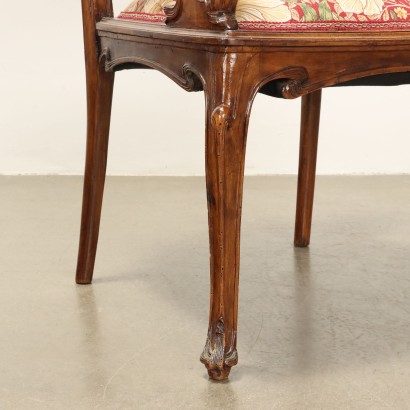 2 poltrone liberty,Coppia di Poltroncine Liberty