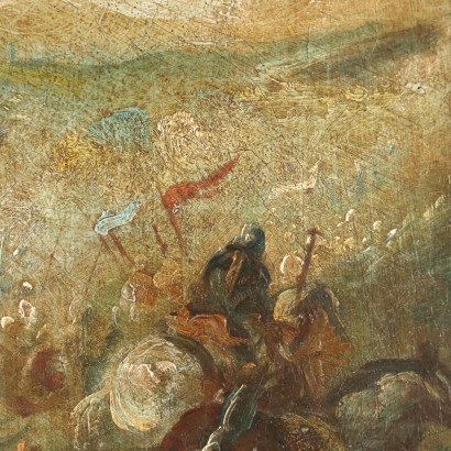Pintura de escena de batalla