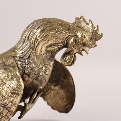Coppia di Galli in Bronzo