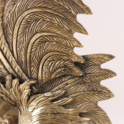 Coppia di Galli in Bronzo