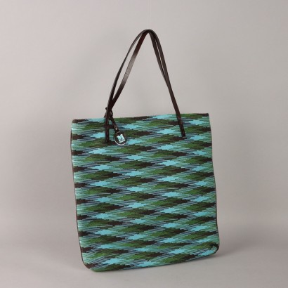 Missoni Tote Bag Azzurra e Verde