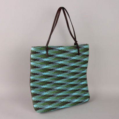 Missoni Tote Bag Azzurra e Verde