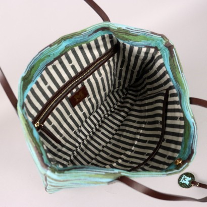 Missoni Tote Bag Azzurra e Verde