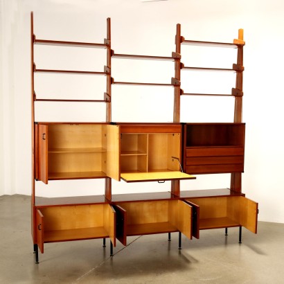 Libreria Vintage in Teak Anni 60,Libreria Vintage in Teak Anni 60