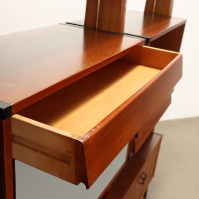 Libreria Vintage in Teak Anni 60,Libreria Vintage in Teak Anni 60