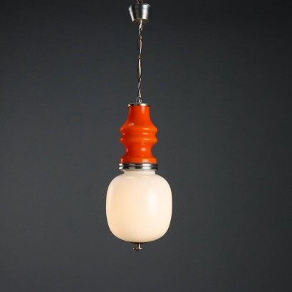 Lampada Bianca e Arancione