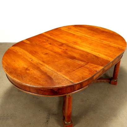 TAVOLO,Tavolo Impero in noce