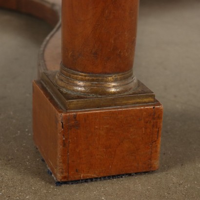 TAVOLO,Tavolo Impero in noce