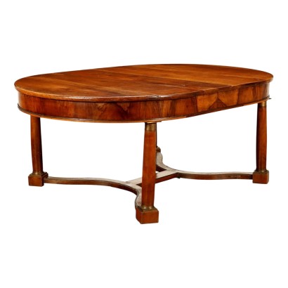 Tavolo Impero in Noce