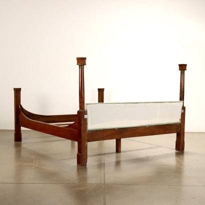 LETTO,Letto Impero in Noce