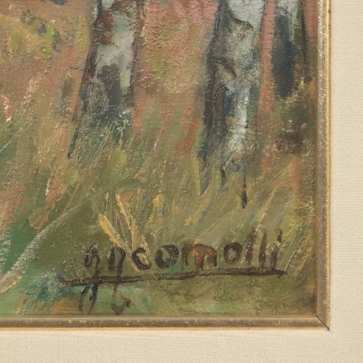 Dipinto di Luigi Comolli,Pian Rosa,Luigi Comolli,Luigi Comolli,Luigi Comolli,Luigi Comolli