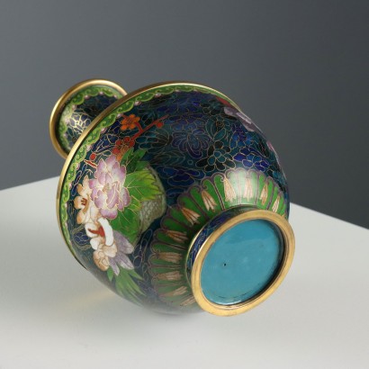 Coppia di Vasi Cloisonné