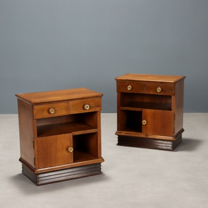 Deux tables de chevet des années 1940 0apostrop