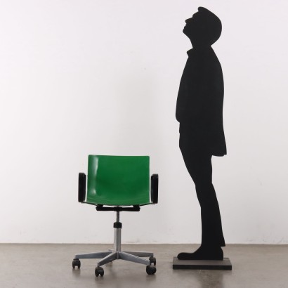 Sedia anni '70 in materiale p