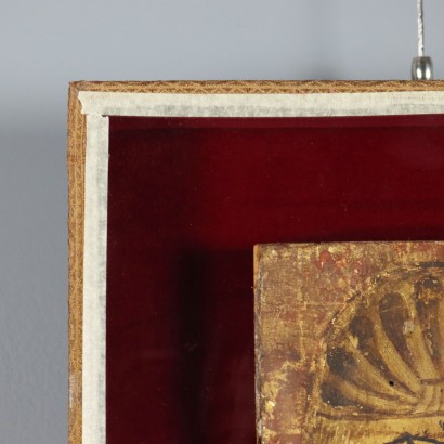 Dipinto Ritratto di Santo Vescovo Fra,Ritratto di santo vescovo francescano,Dipinto Ritratto di Santo Vescovo France