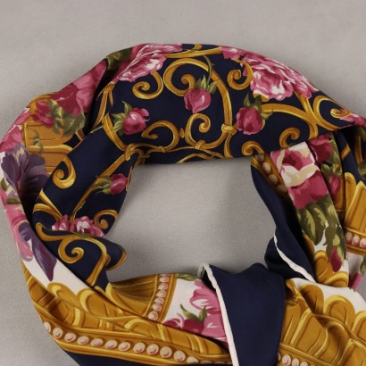 Foulard fleuri vintage Christian Dior