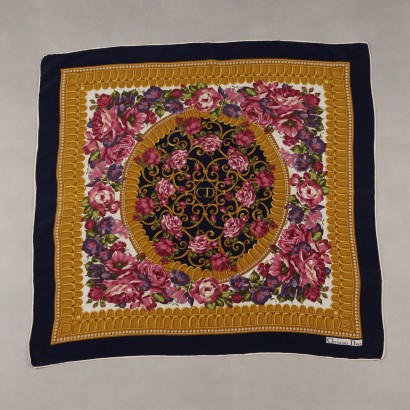 Foulard fleuri vintage Christian Dior